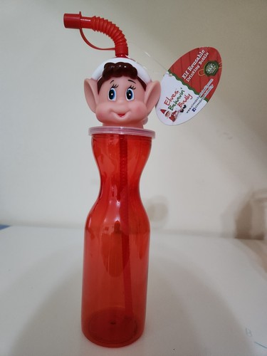 Elf Reusable Drinking Bottle Christmas - Picture 4 of 5