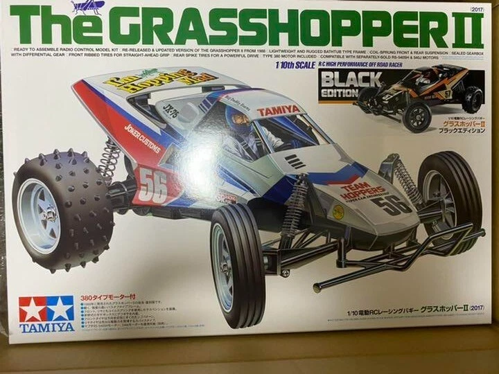 TAMIYA 1/10 Electric RC Car Special Project No.171 Grasshopper II Black Edition - Image 2 of 4