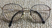 Vintage RARE Carrera SunJet 5203 48 Gold Colors Metal Eyeglasses Frame 49-20 135