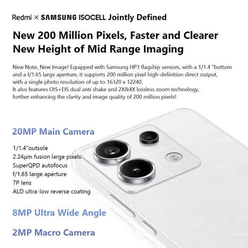 Xiaomi Redmi Note 13 Pro 5G Snapdragon 7s Gen 2 512GB 120Hz 200MP Global ROM - Picture 4 of 16