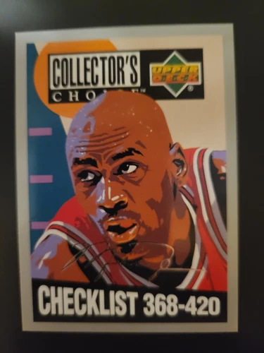 1994-95 Upper Deck Collectors Choice # 420 Michael Jordan Card Chicago Bulls.628