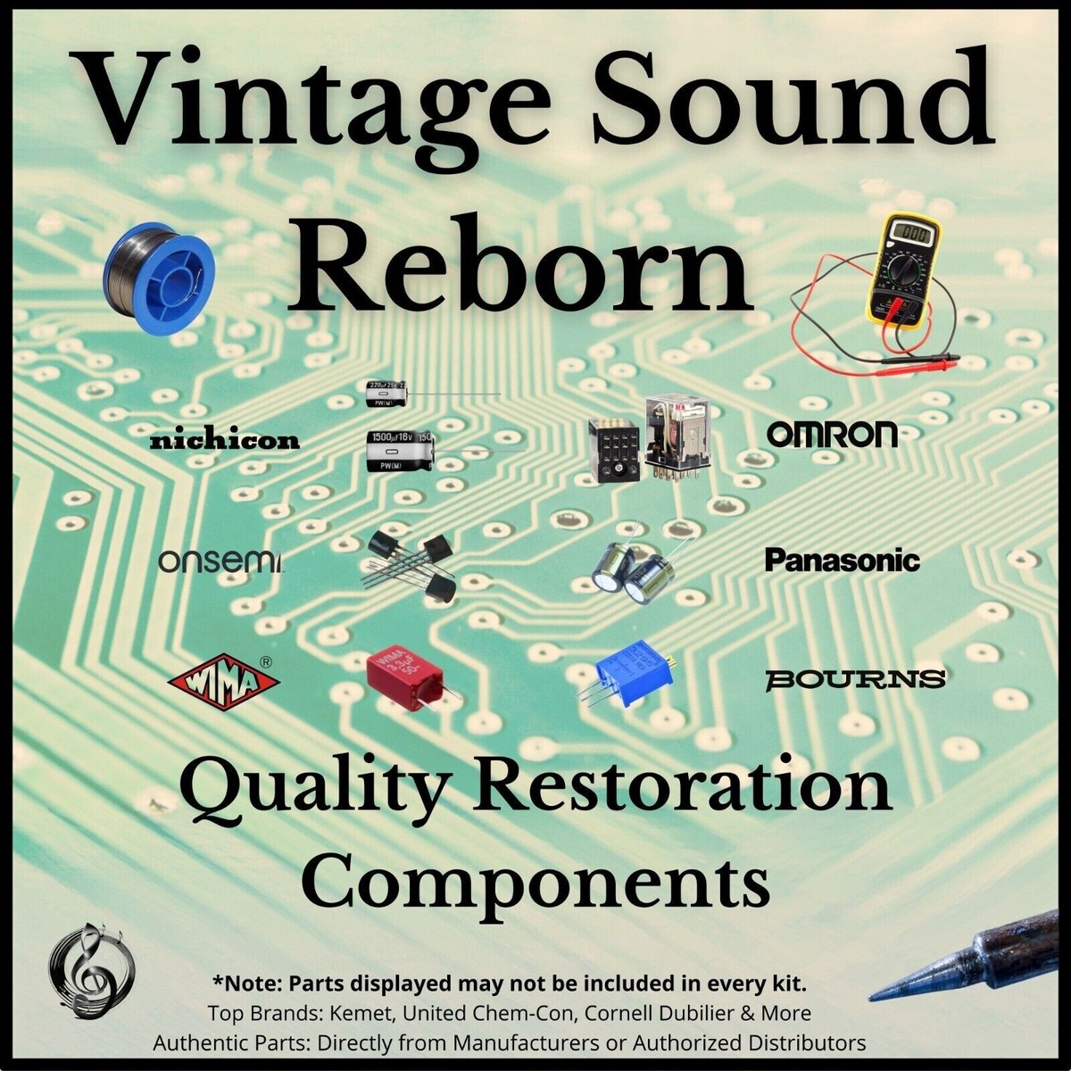 Technics SA-303 Receiver Ultimate Upgrade Kit Genuine Parts