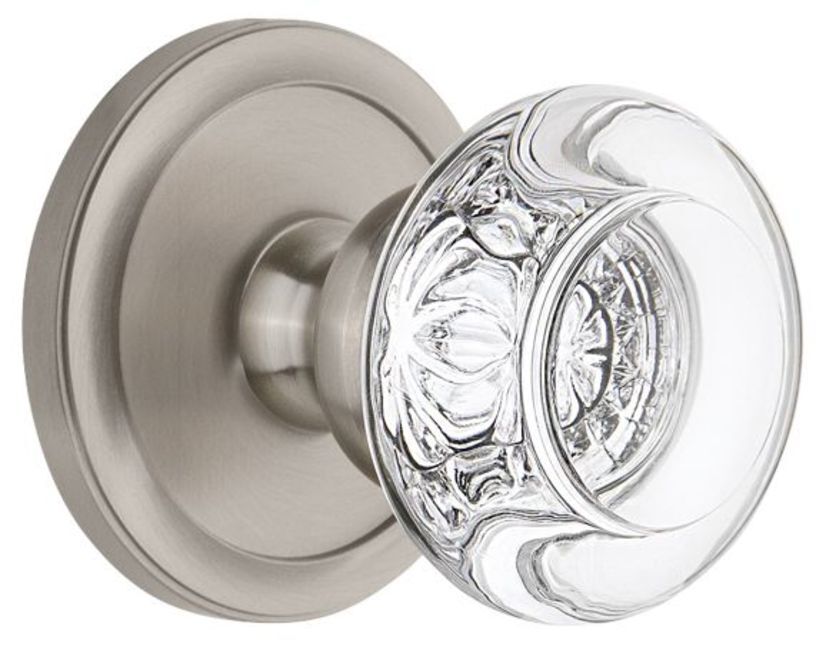 Grandeur CIRBOR_SD_NA Circulaire Solid Brass Rose Single Dummy - Nickel