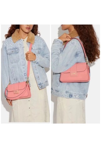 COACH Grace Shoulder Bag - CANDY PINK - NEW with Tags Crossbody Purse Genuine - Picture 3 of 6