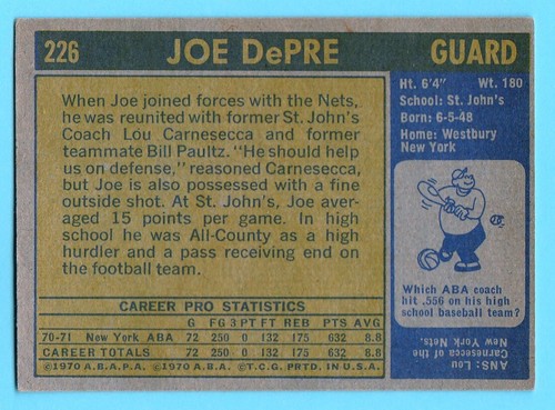 1971-72 Topps NBA / ABA Basketball Cards - Vintage - You Pick - Update 09.09.2025 - Bild 709 von 728