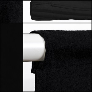 B1 Buhnenvorhang Backdrop Schwarz 3m X 5 M Vorhangstoff Molton