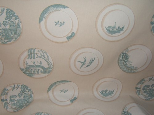 GP & J Baker, Porcelain, Decorative Plates, BTY, Color Aqua - Picture 4 of 4