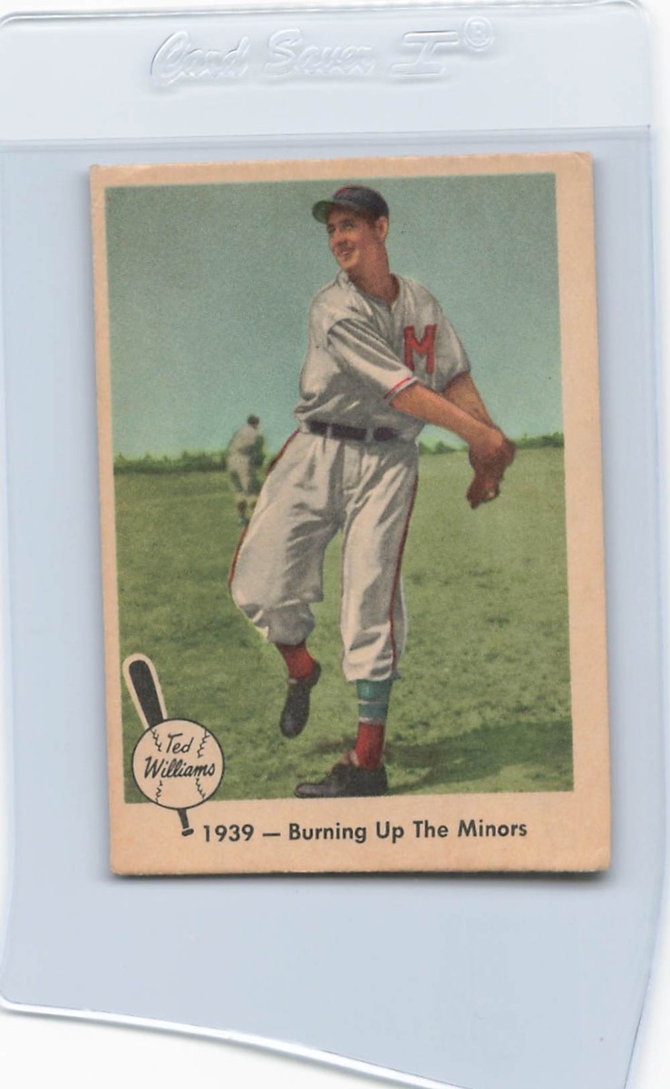 1959 Fleer Ted Williams #12 1939 - Burning Up The Minors EX *DA