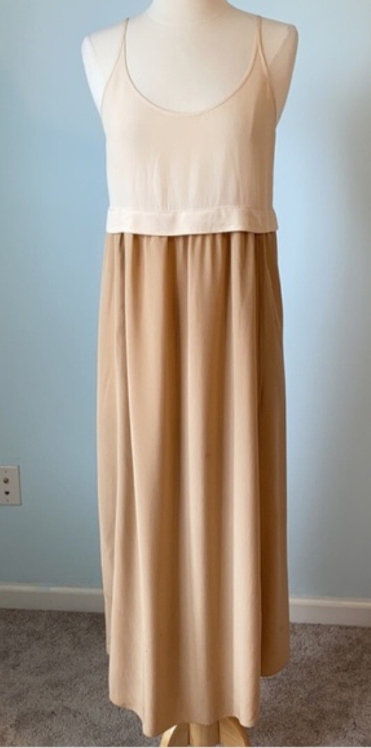 aritzia silk maxi dress Scene Satin Dress