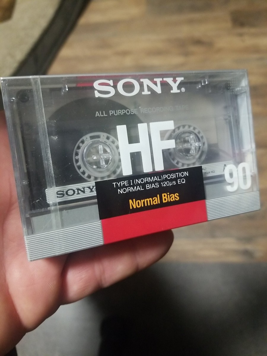 Sealed Vintage Sony HF 90 Minute Normal Bias Blank Audio