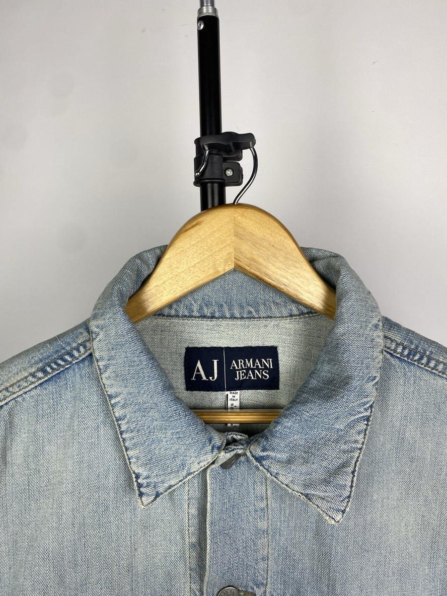 @*様 giorgio armani 90s vintage デニムパーカー Denim Jacket Armani 90s ARMANI Jeans Cotton Jacket VTG Giorgio