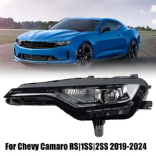 For 2019-2024 Chevy Camaro RS|1SS|2SS LED DRL Projector Headlight Driver Side LH