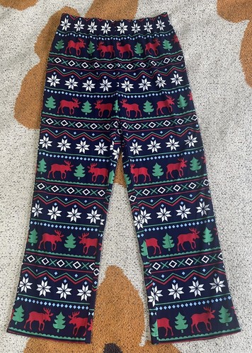Youth Size Large* Festive Christmas Holiday Pajama Bottoms - Picture 2 of 6