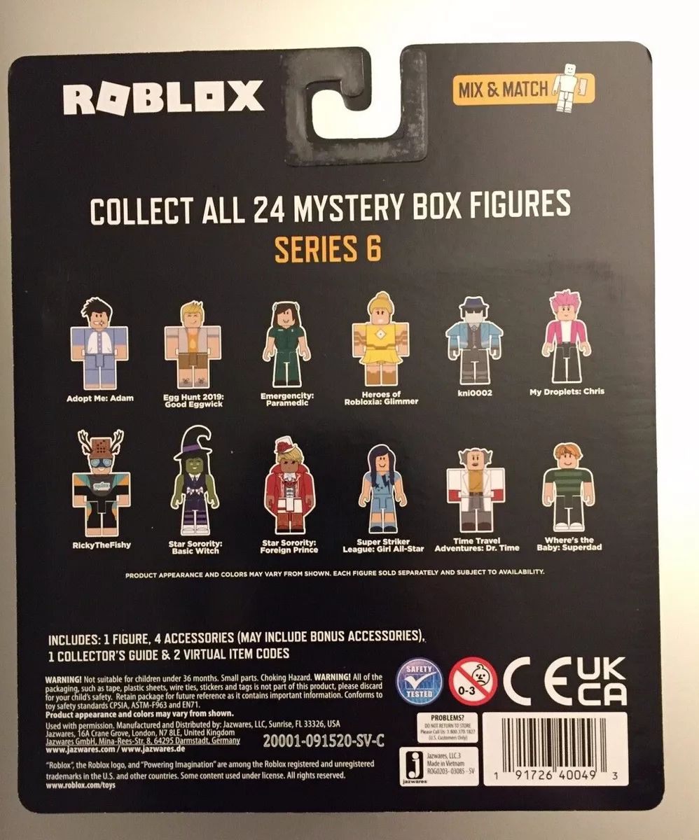 Roblox Celebrity Series 6 Unboxing Simulator with box and code 191726019084