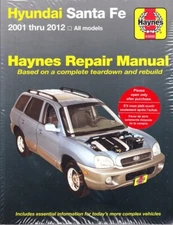 2001-2012 Hyundai Santa Fe Haynes Repair Manual Book NEW  22118