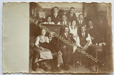 Carte Postale Photo Originale - Club De Sport Kegel (quilles) Vers 1920