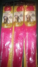 26" Hot Pink  Spectra EZ Braid Hair  Pre-Stretched Easy Braiding Itch Free Soft