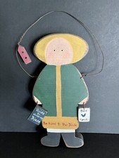 Birdwatcher  Hand Made Wooden Wall Hanging Art  Limited Edition  10  x5  