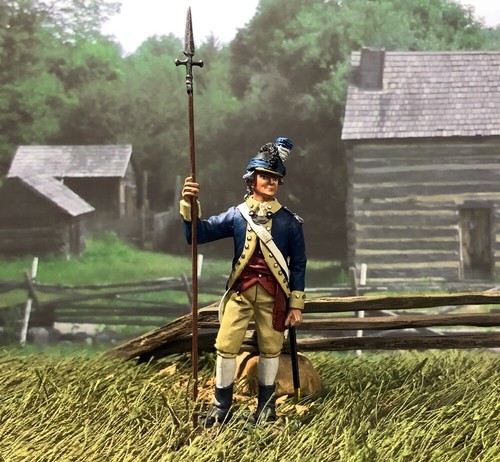 Figurine Britains Clash Of Empires 16102 - Washington Avec Spontoon, échelle 1:30, étain