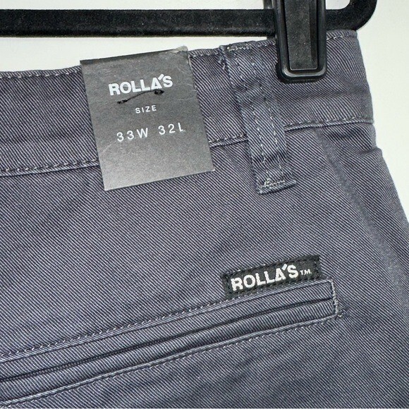 Rolla's Lazy Boy Pants in V8 Ink Drill Size 33x29 | eBay