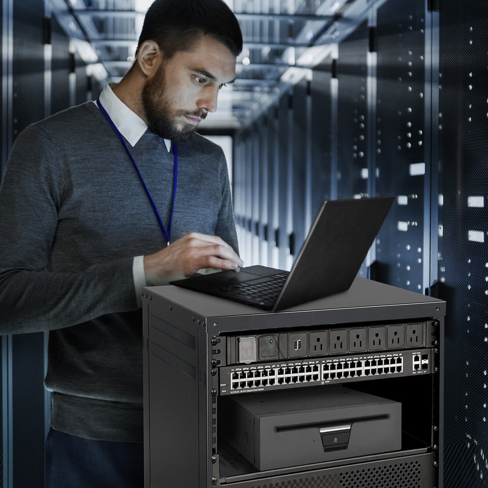 19 Inch 12U DJ Equipment Rack for Audio Video and IT Equipment