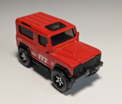 2019 Hot Wheels Factory Fresh Red Land Rover Defender 90 1/64
