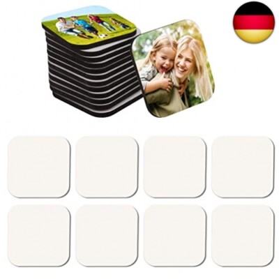 16 Stück Sublimation Blanko Kühlschrank Magnete, DIY Dekorative Magnete für Wh