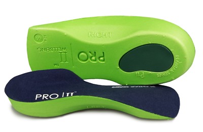 Pro11 Wellness Slimfit Orthesenschuheinsätze grün