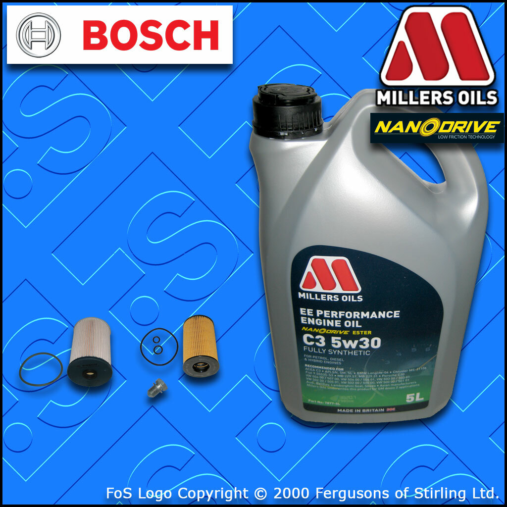 SERVICE KIT VW GOLF MK6 2.0 TDI CFF* CFGB CFHC CLCA OIL FUEL FILTERS +OIL 09-13