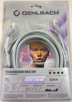 Oehlbach! Transmission Max 510 silber 5,10m (2873) m/w Antennenkabel##