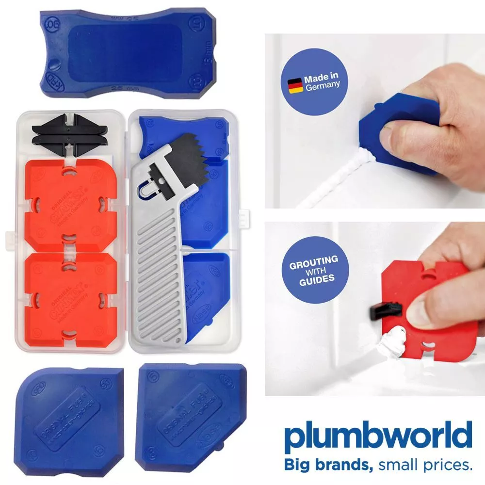 Cramer Fugi 7 Piece Grouting Silicone Profiling Applicator Tool Kit in Box