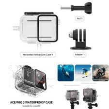 Waterproof Protective Case Dive Case Adapter for Insta360 ACE Pro2 Sports Camera