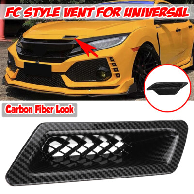 FOR HONDA CIVIC 16-21 Carbon Painted Type-R Style Air Vent