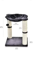 Amazon Basics   Katzen-Kratzbaum mit Haus, H�...
