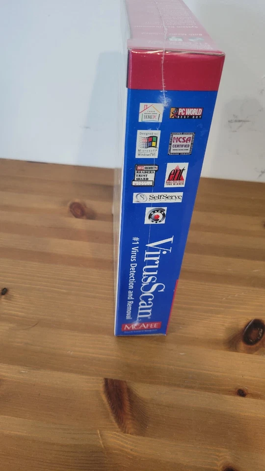 McAfee VirusScan for Win 95 / NT CD & 3.5" Disks Vers. 3.1x ~ New SEALED Vintage - Image 4 of 4