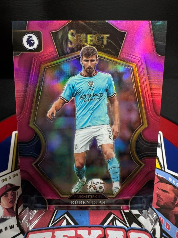 2022-23 Panini Select Premier League - Mezzanine Ruben Dias #164 Pink Prizm /99