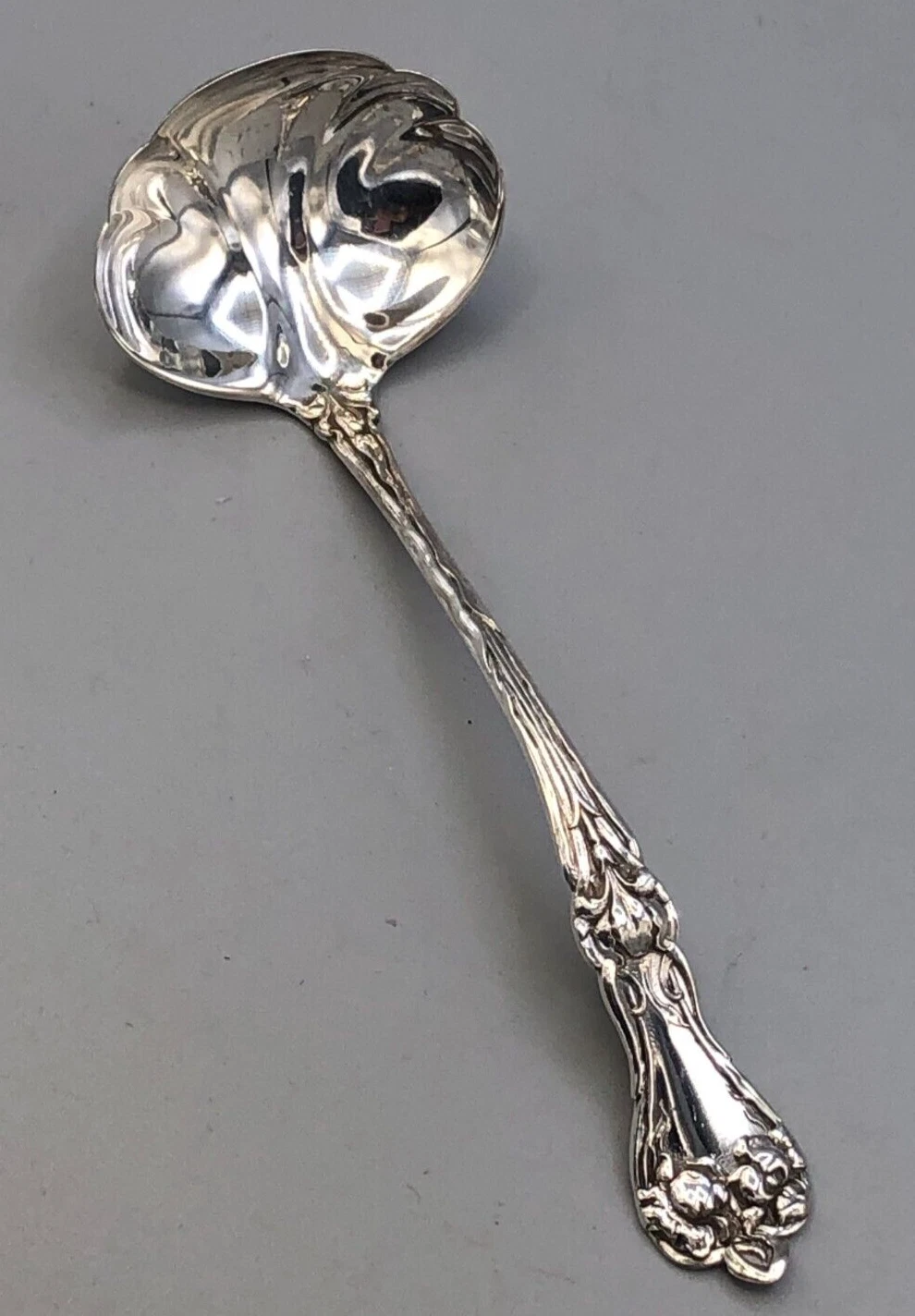 Majestic by Alvin solid Sterling Silver Cream or Sauce Ladle 5.25"