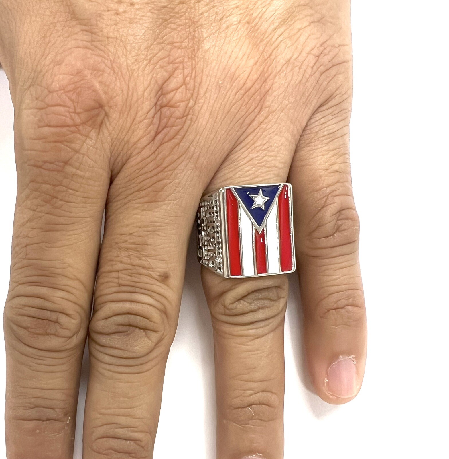 Puerto Rico Rings Puerto Rico stainless steel rings for men