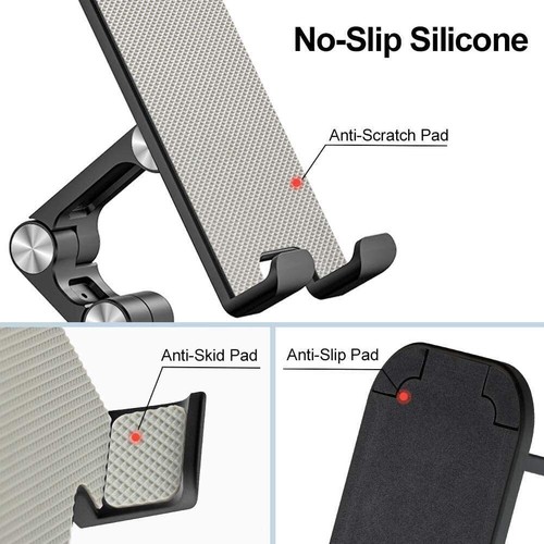 Adjustable Universal Tablet Stand Desk Holder Mount For Cell Phone iPad iPhone - Picture 4 of 8