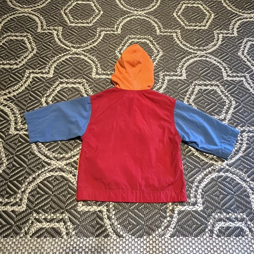 Vintage Gymboree Hoodie Jacket Sz XS/S Colorblock Kangaroo Pocket 1/4 Zip - Picture 7 of 9