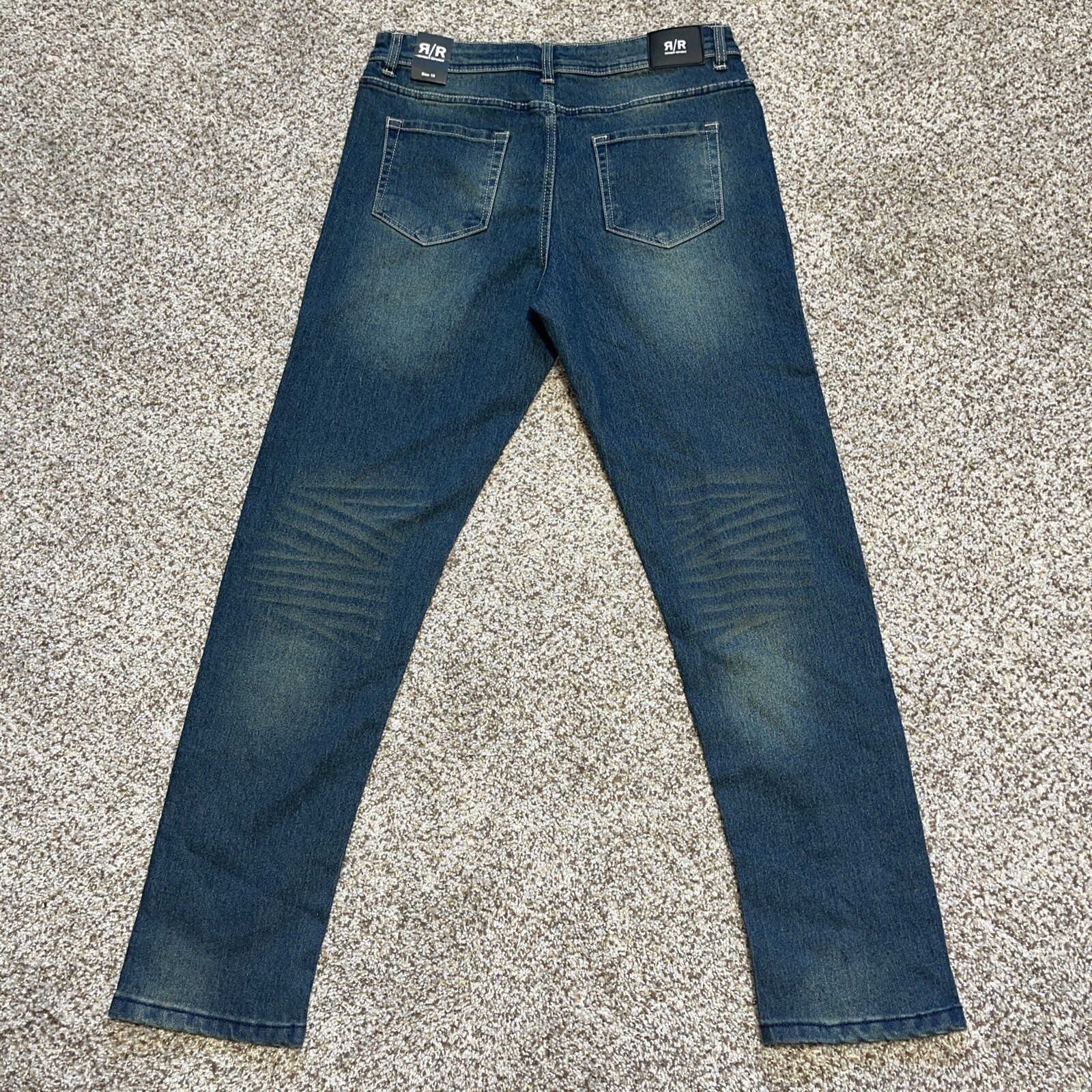 Refinery Republic Distressed Blue Jeans Women's Size 18 (30 X 28) New - View 13