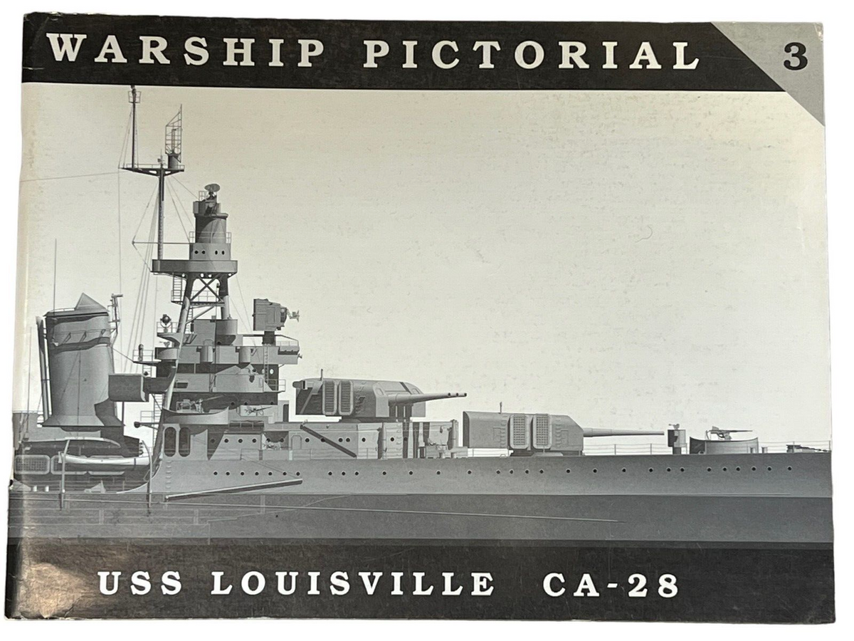 WW2 US Navy USS Louisville CA-28 Warship Pictorial SC
