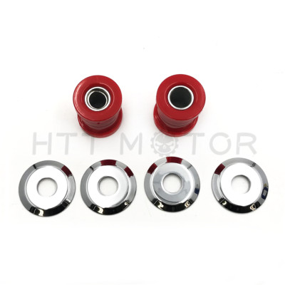 Red Polyurethane Handlebar Riser Bushings For Harley Davidson (TPU)