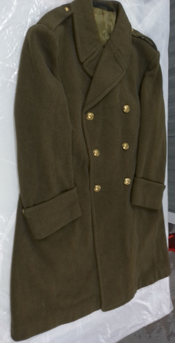 Cortefiel Original WW2 US Army Heavy Wool Winter Overcoat Greatcoat - Picture 9 of 12