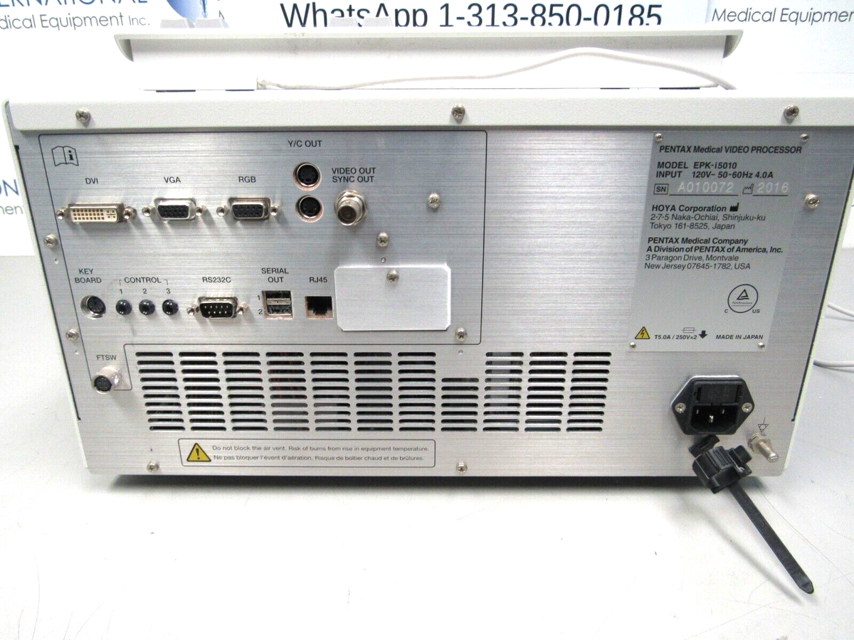 PENTAX EPK-5 ビデオプロセッサー PENTAX EPK‑i5010 Video Processor