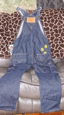 Levi's x Super Mario Nintendo Denim Overalls Men's size small | eBay