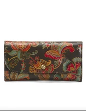 Patricia Nash Lydia Vintage Italian Floral Paisley Trifold Wallet NWT MSRP $119
