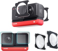 iEago RC Sticky Lens Guards Screen Protector for Insta360 ONE RS/R Camera NEW