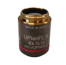 Olympus UPlanFL N  4x/0.13 PhL ∞/-/OFN26.5 Objective