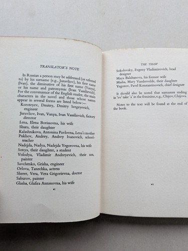 ILYA EHRENBURG Das Tauwetter 1955 HARVILL gebunden 1. UK Ausgabe d/w SOWJETUNION - Bild 9 von 15
